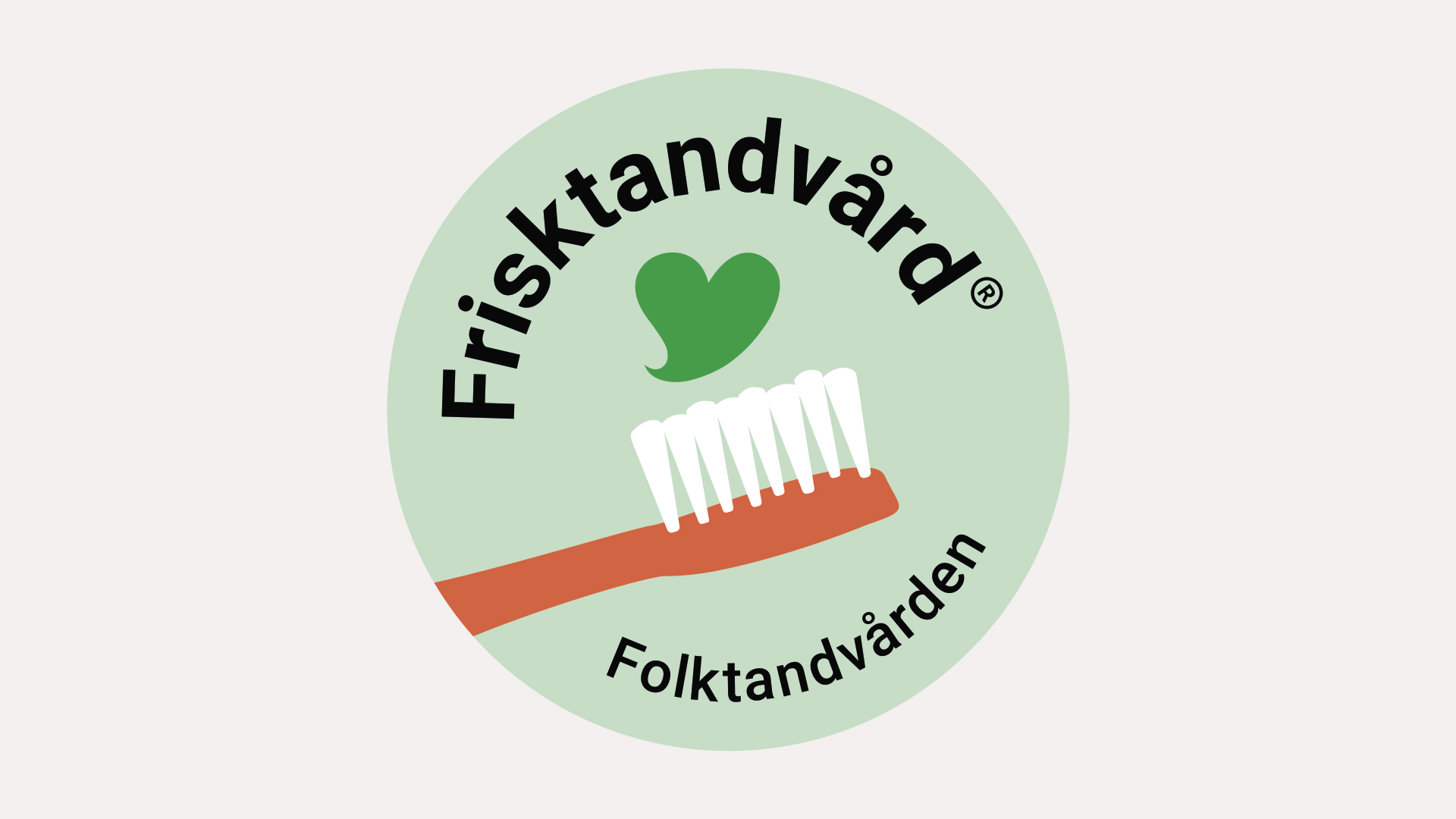 En symbol för Folktandvårdens Frisktandvård